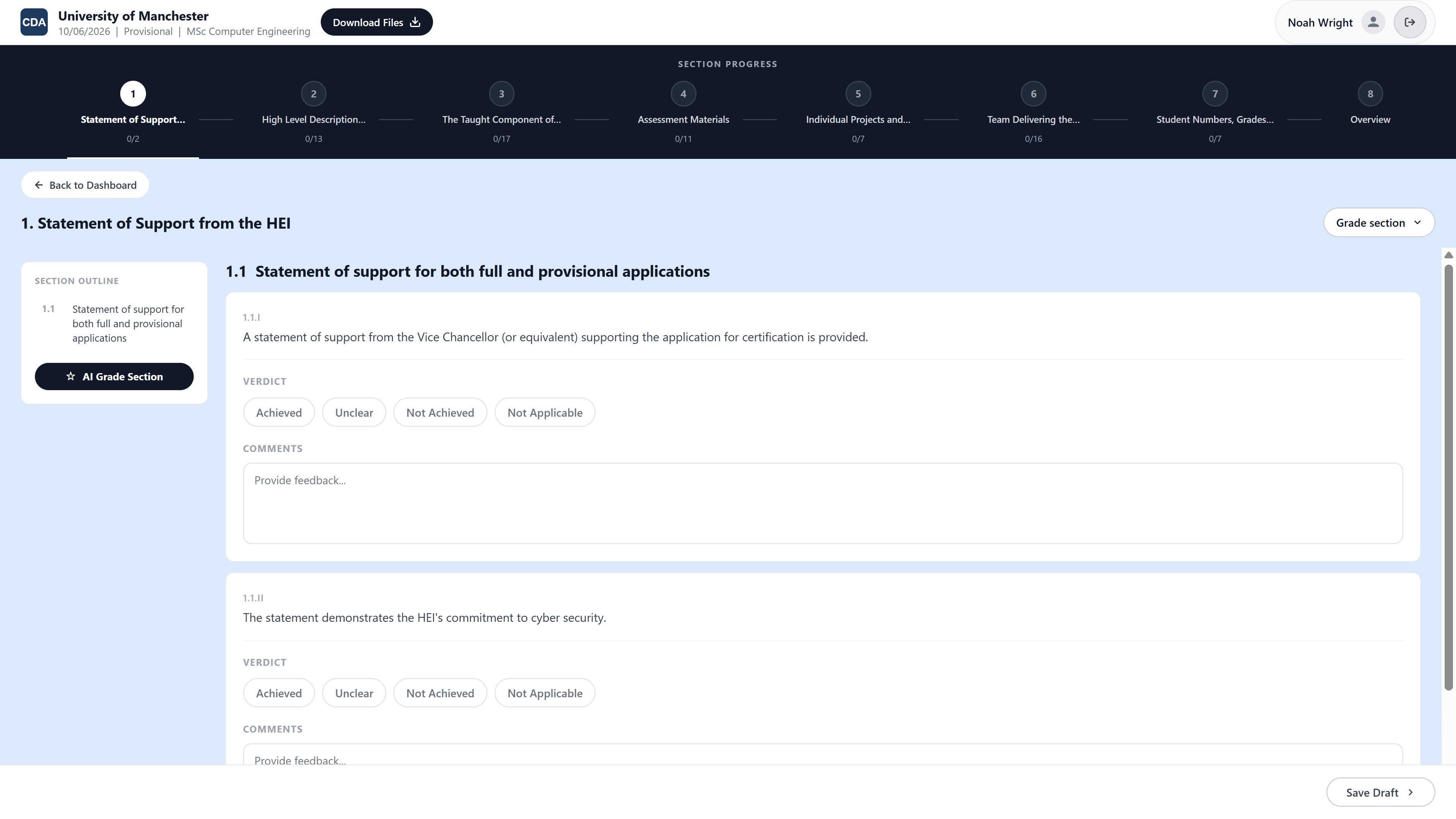 CDA Assessment Tool screenshot 8